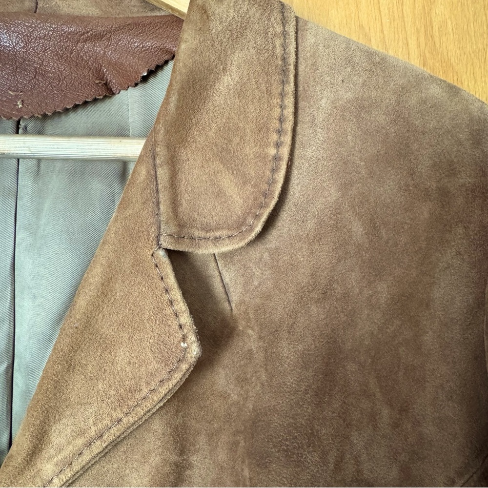 Italian Market Vintage Suede Women’s Jacket - Picture 5 of 16